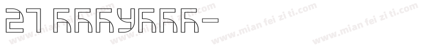 27 Rrgular字体转换